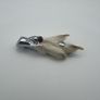 Vintage Grouse Foot Brooch - Scottish Mizpah Pin Circa 1950s Image 2