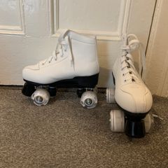 White Roller Skates, Size 37/4