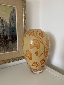 A stunning lamp base from Kosta Boda designed by Olle Bronzen