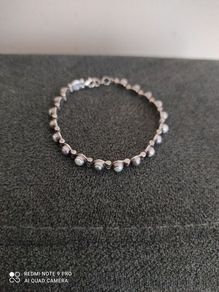 Silver 925 freshwater pearl bracelet
