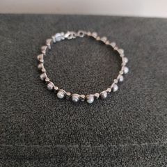 Silver 925 freshwater pearl bracelet