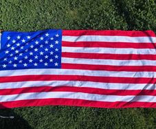 Large American flag