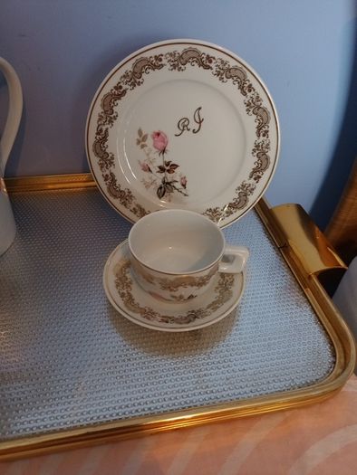 French LIMOGES  Coffee Set  for 2