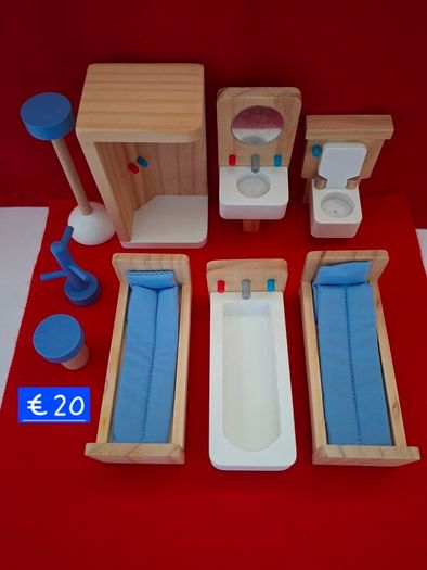 Doll's House People & Furniture & Garden Workshop