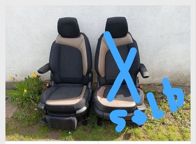 Driver's seat, passenger's seat