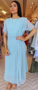 Caroline Kilkenny Pink Emiliana Dress (shown In Blue)  Size Uk12 Nwt