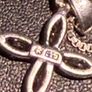 Silver chain cross Image 3