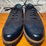 Clarks Navy Leather Brogues Ladies Oxford Style Shoes UK5.5 EU38.5 Image 6