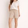 Square-Neck Linen Tank Top/XS Image 2