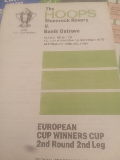 Old Soccer Programmes