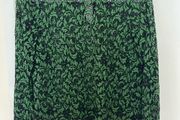 Zara Black and Green Lace Top