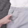 Mango White Grey Crossover Wrap Short Playsuit Romper Size L Image 3