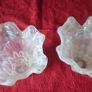 Pair Of Original Murano Glass Pearl Lustre Finish Vase Image 8