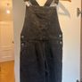 Next Kids Black Acid-Wash Denim Dungarees / Overalls Image 2