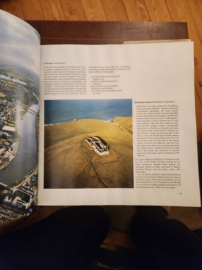 The Aerofilms Of Ireland From The Air  By Benedict Kiley. Large Volume Hardback With Dustjacket In Good Condition. 3.