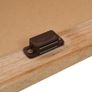 Sink Cabinet with Mirror Solid Walnut Wood Image 6