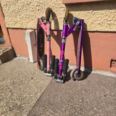 Micro Scooter x 2 One pink and one purple