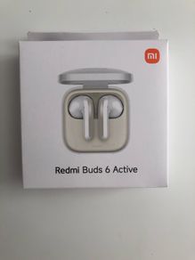 Xiaomi Redmi Buds 6 Active In-Ear Headphones, Bluetooth 5.4, Up to 30 Hours Battery Life, 14.2 mm Dynamic Driver, IPX4 Water Protection, Phone Call Noise Reduction, White