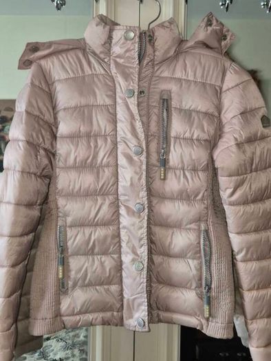 Superdry Fuji Luxe Double Zip Hooded Puffer Jacket  XS, AV