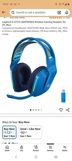 Logitech Wireless Gaming Headset