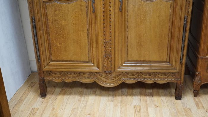 Antique French Oak Armoire / Wardrobe