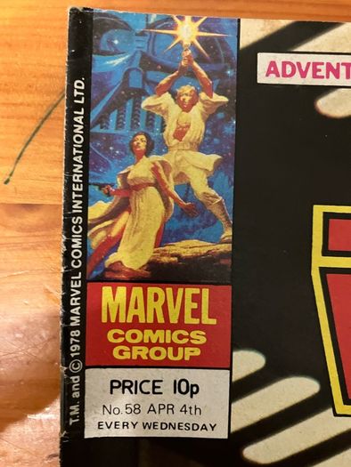 Comic: 'Star Wars Weekly' no. 58 / 1979