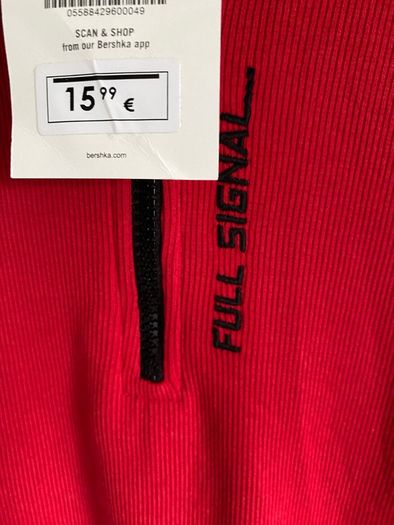 New Bershka red dress Size L