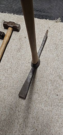 pick axe and sledge hammers