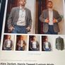 Gents Harris Tweed jacket in a very versatile check colour of grey brown and a little blue IN PERFECT CONDITION Image 2