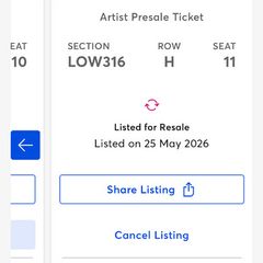 The Weeknd: After hours till dawn tour, Dublin x2 tickets