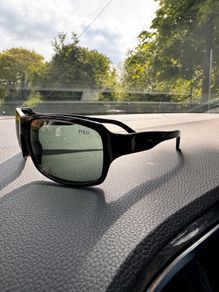 Polo Ralph Lauren PH4045 Sunglasses Black 63-17 Vintage