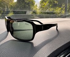 Polo Ralph Lauren PH4045 Sunglasses Black 63-17 Vintage
