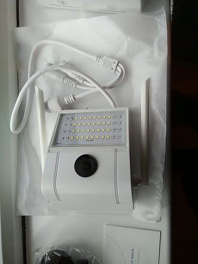 Outdoor Wireless Security Camera with LED Light