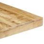 Dining Table 160x80x76 cm Rough Mango Wood Image 2