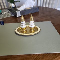 Vintage condiment set brass