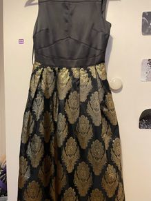 Beautiful black gold gala Oasis dress, with the tag, size 8