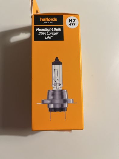 Halfords H7 Headlight Bulb