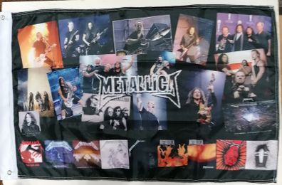 Metallica Heavy Metal Band Flag.