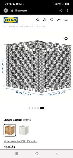 BRANAS Rattan Basket
