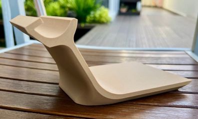 Vertical Laptop Stand 3D Printed Desk Organizer MacBook and Notebook Holder