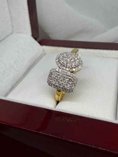 Diamond Cluster Ring