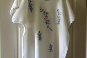 White short sleeve blouse