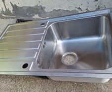 Stainless kitchen sink 50/86