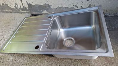 Stainless kitchen sink 50/86