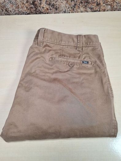 mens BRAX EVANS regular fit trousers chinos jeans stretchy beige denim Size W 40 L regular