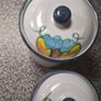 Vintage Terracotta kitchen Canister Set Image 5