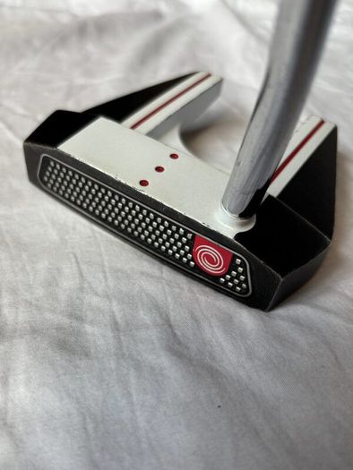 Odyssey O-Works Tank #7 Putter - Microhinge Face, Spare Grip Included