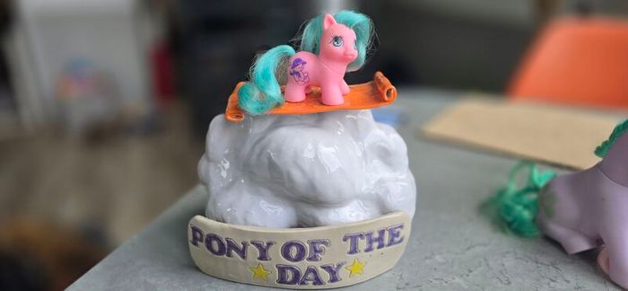 Little Tabby (2) Teeny Ponies MLP G1 My Little Pony