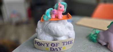 Little Tabby (2) Teeny Ponies MLP G1 My Little Pony