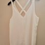 Rivrer Island off white sleeveless criss cross top Image 2